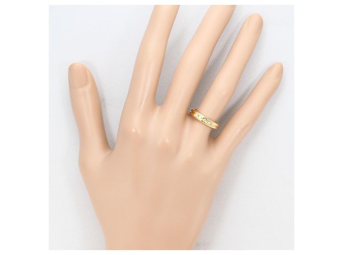 Autre Marque Anello fede in oro giallo 18K e diamanti D'oro - vista 6
