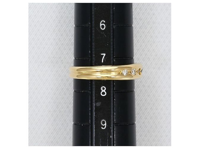 Autre Marque Anello fede in oro giallo 18K e diamanti D'oro - vista 7