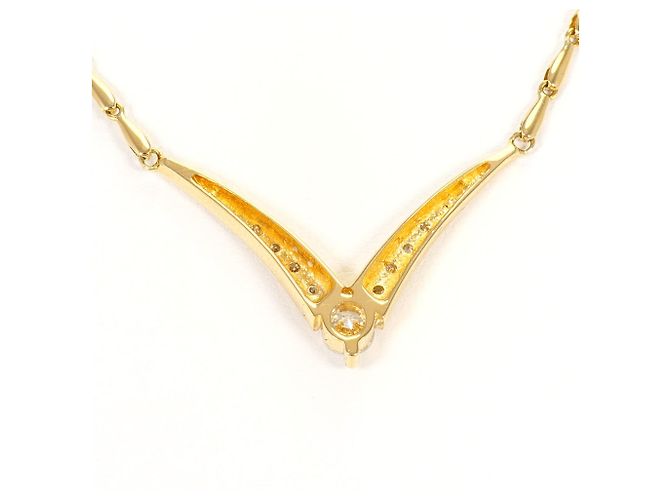 Autre Marque Collana in oro giallo 18K con diamante D'oro - vista 3