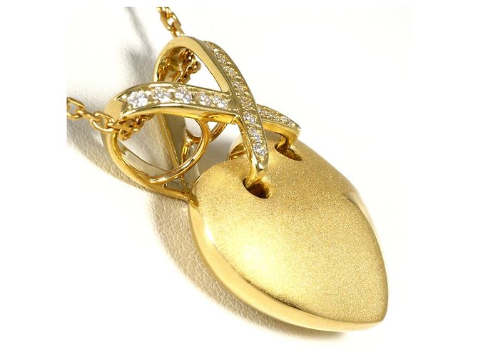 Autre Marque Collana in oro giallo 18K con diamante D'oro - vista 2