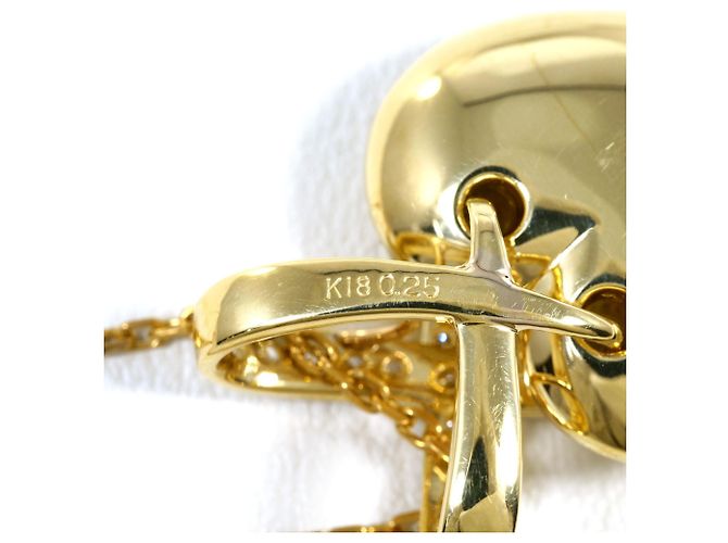 Autre Marque Collana in oro giallo 18K con diamante D'oro - vista 4