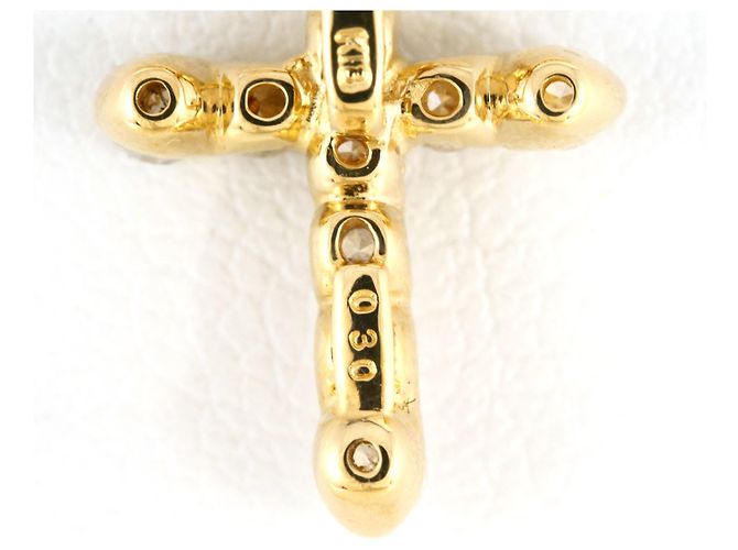 Autre Marque Collana in oro giallo 18K con diamante D'oro - vista 4
