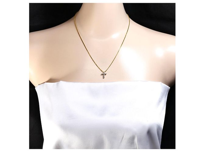 Autre Marque Collana in oro giallo 18K con diamante D'oro - vista 6