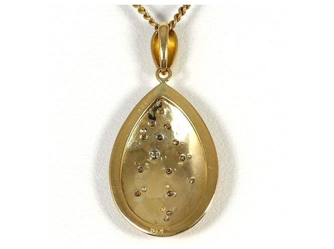 Autre Marque Collana in oro giallo 18K con diamante D'oro - vista 3