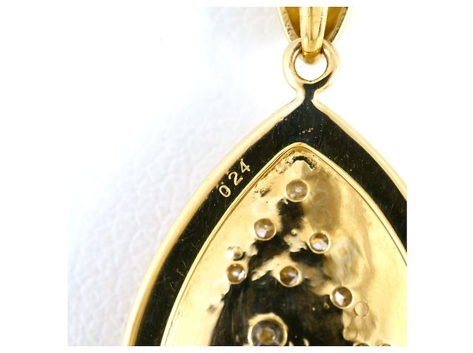 Autre Marque Collana in oro giallo 18K con diamante D'oro - vista 4