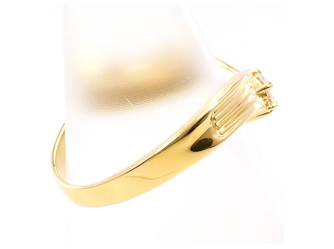 Autre Marque Anello fede in oro giallo 18K e diamanti D'oro - vista 3