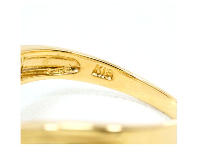 Autre Marque Anello fede in oro giallo 18K e diamanti D'oro - vista 5