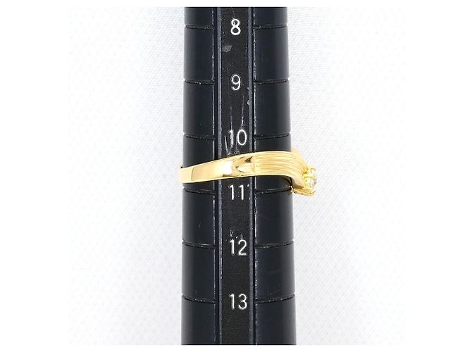 Autre Marque Anello fede in oro giallo 18K e diamanti D'oro - vista 8