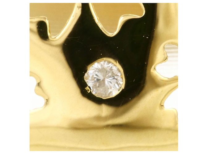 Autre Marque Anello fede in oro giallo 18K e diamanti D'oro - vista 2
