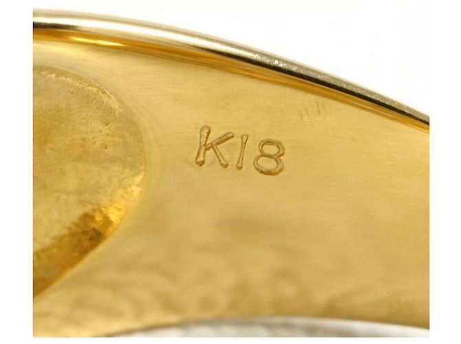 Autre Marque Anello fede in oro giallo 18K e diamanti D'oro - vista 5