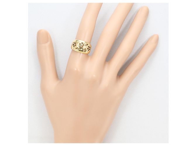 Autre Marque Anello fede in oro giallo 18K e diamanti D'oro - vista 6