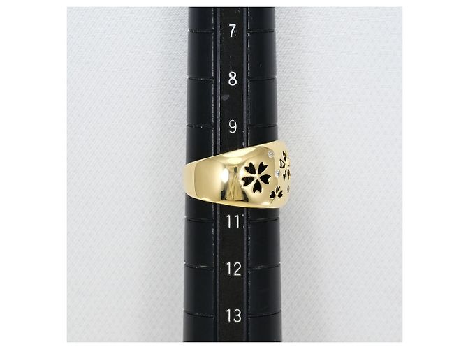 Autre Marque Anello fede in oro giallo 18K e diamanti D'oro - vista 7