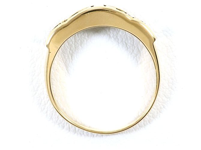 Autre Marque Ringband aus 18K Gelbgold mit Diamant Golden - Ansicht 3
