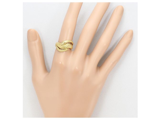 Autre Marque Ringband aus 18K Gelbgold mit Diamant Golden - Ansicht 6