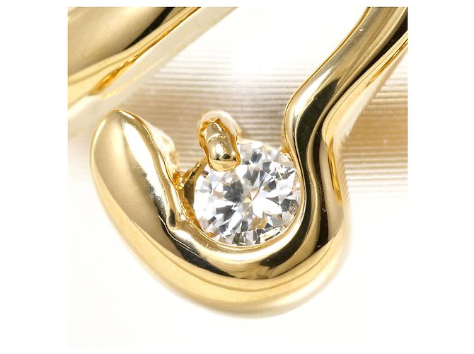 Autre Marque Ringband aus 18K Gelbgold mit Diamant Golden - Ansicht 2