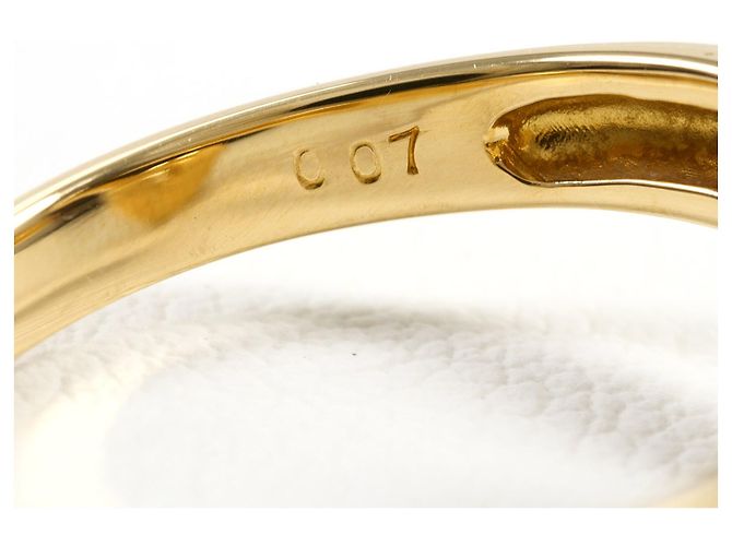Autre Marque Ringband aus 18K Gelbgold mit Diamant Golden - Ansicht 6