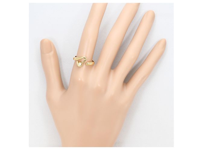 Autre Marque Ringband aus 18K Gelbgold mit Diamant Golden - Ansicht 7