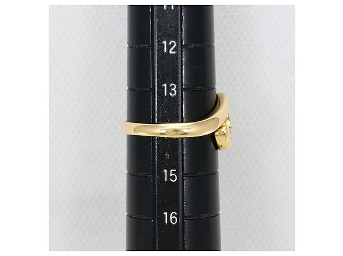 Autre Marque Ringband aus 18K Gelbgold mit Diamant Golden - Ansicht 8