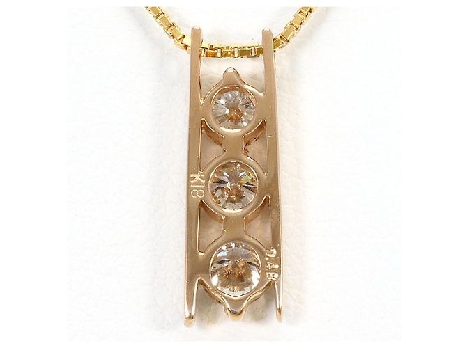 Autre Marque Collana in oro rosa 18K con diamante D'oro - vista 3
