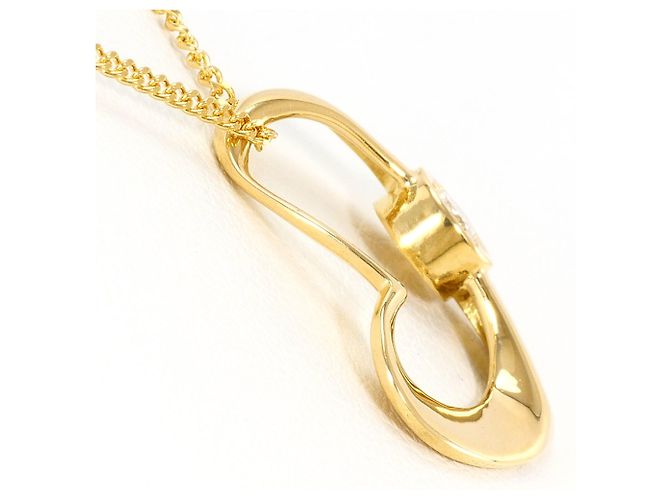 Autre Marque Collana in oro giallo 18K con diamante D'oro - vista 2