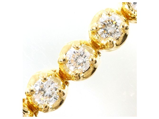 Autre Marque Bracciale con charm in oro giallo 18K con diamante D'oro - vista 2