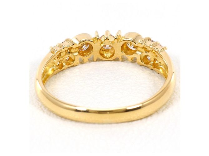 Autre Marque Anello fede in oro giallo 18K e diamanti D'oro - vista 3