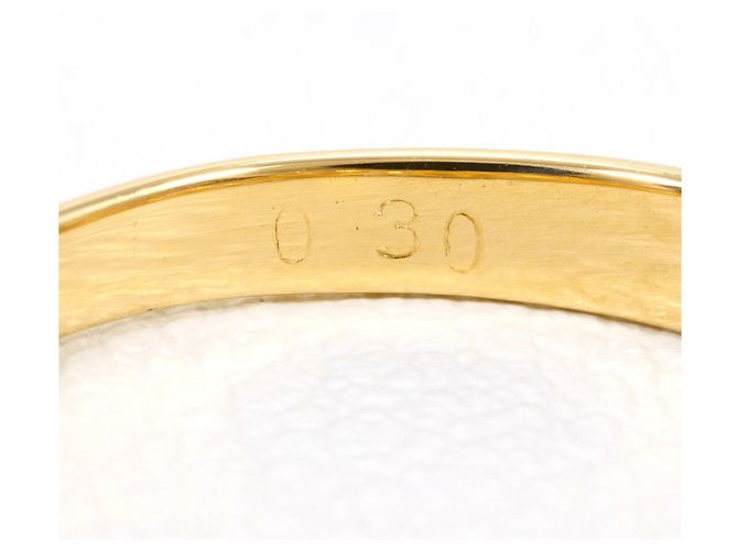 Autre Marque Anello fede in oro giallo 18K e diamanti D'oro - vista 5