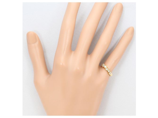 Autre Marque Anello fede in oro giallo 18K e diamanti D'oro - vista 6