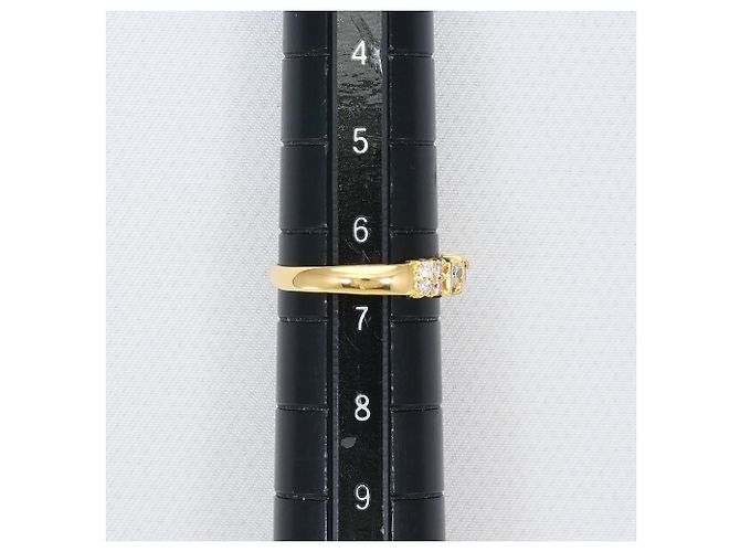 Autre Marque Anello fede in oro giallo 18K e diamanti D'oro - vista 7