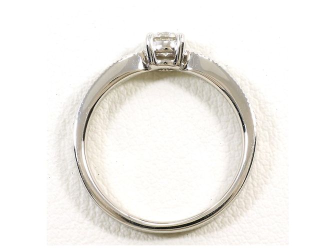 Autre Marque PT900 Platin-Bandring mit Diamant - Ansicht 3