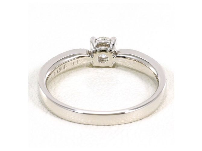 Autre Marque PT900 Platin-Bandring mit Diamant - Ansicht 4