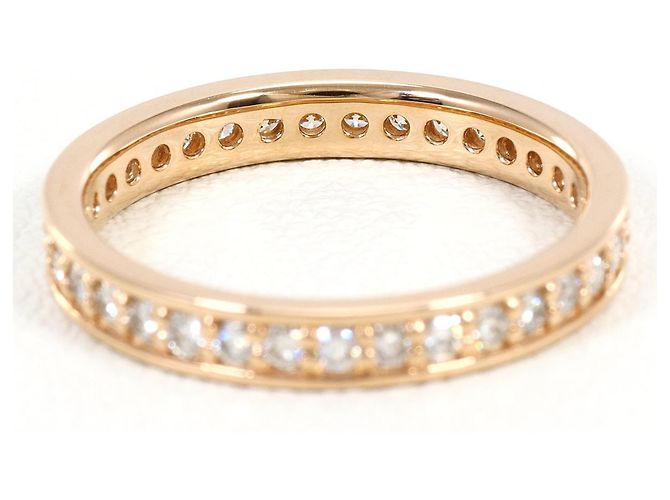 Autre Marque Bandring aus 18K Roségold mit Diamant Golden - Ansicht 4