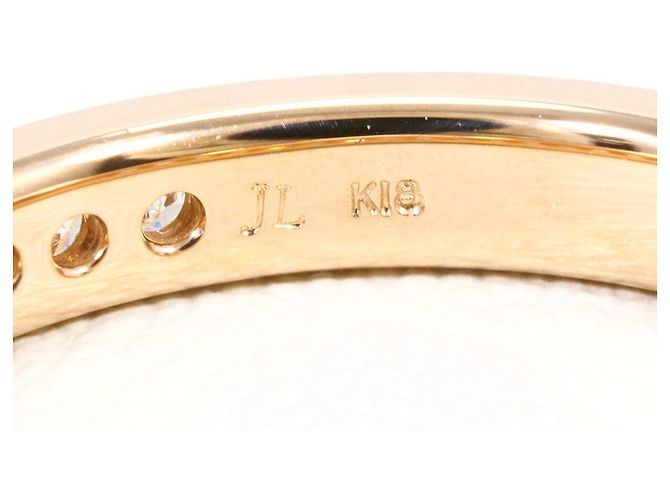 Autre Marque Bandring aus 18K Roségold mit Diamant Golden - Ansicht 5