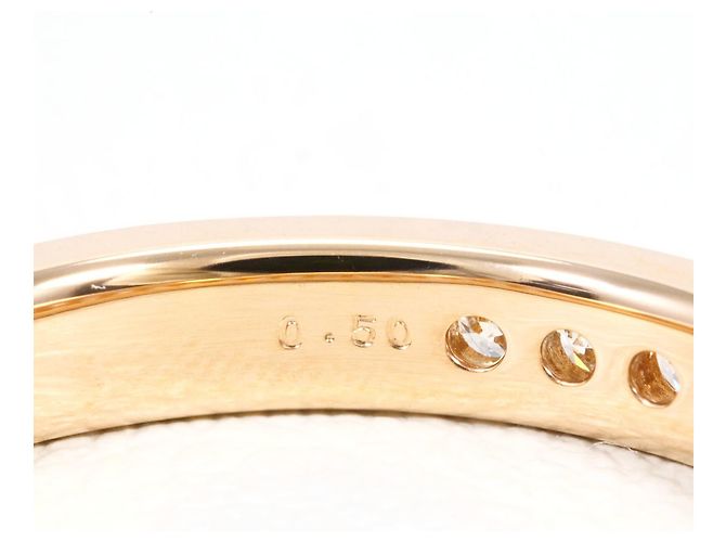 Autre Marque Bandring aus 18K Roségold mit Diamant Golden - Ansicht 6
