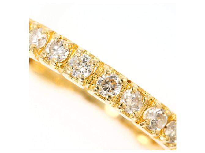 Autre Marque Anello fede in oro giallo 18K e diamanti D'oro - vista 2