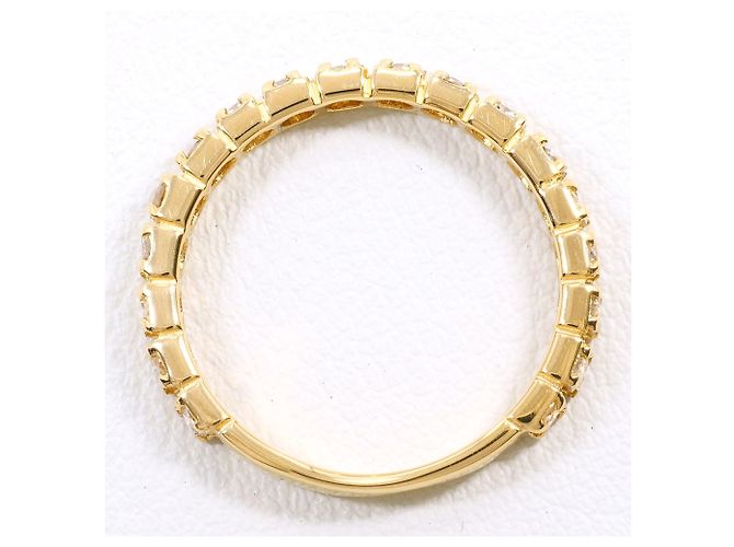 Autre Marque Anello fede in oro giallo 18K e diamanti D'oro - vista 3