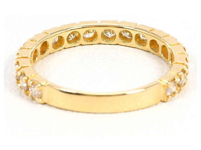 Autre Marque Anello fede in oro giallo 18K e diamanti D'oro - vista 4