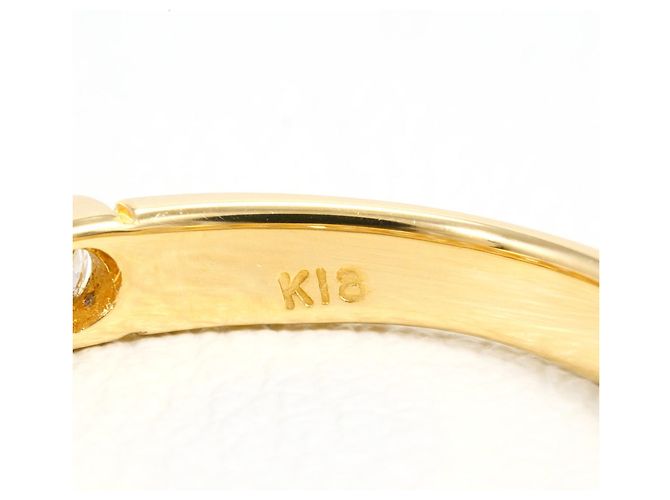 Autre Marque Anello fede in oro giallo 18K e diamanti D'oro - vista 5