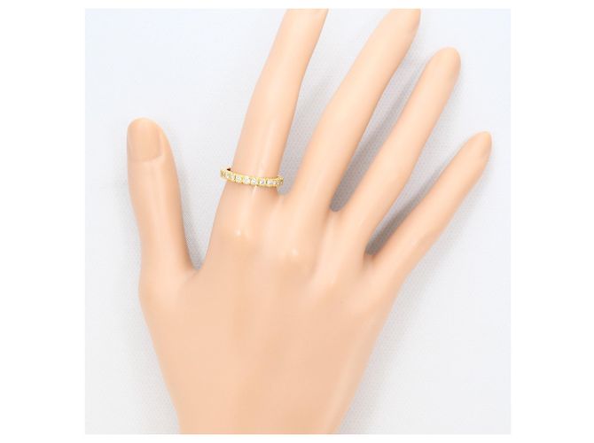 Autre Marque Anello fede in oro giallo 18K e diamanti D'oro - vista 7