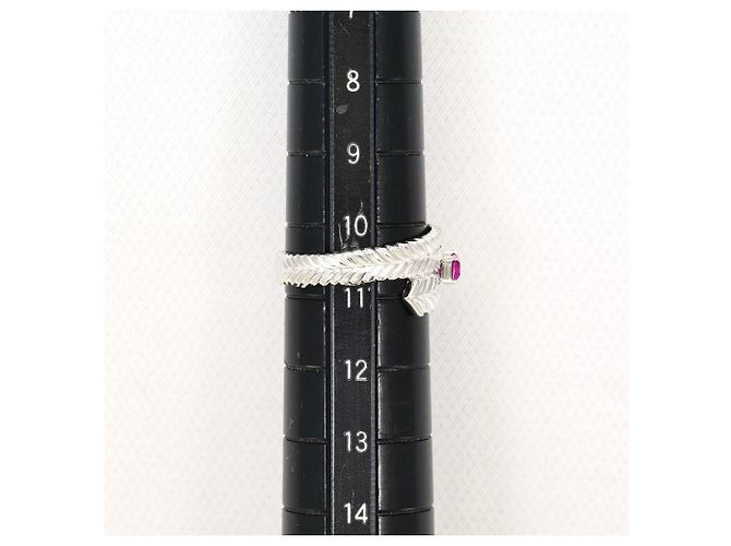 Autre Marque Platin-Rubin-Bandring - Ansicht 6