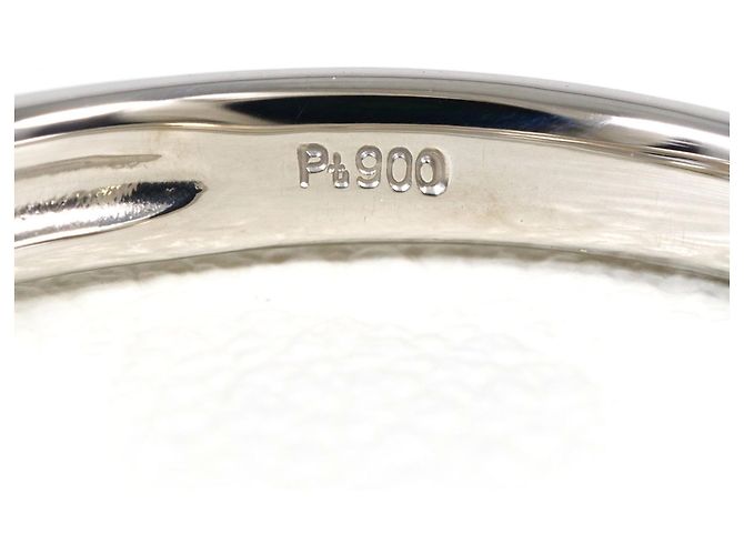 Autre Marque PT900 Platin-Bandring mit 0.15ct Diamant - Ansicht 4