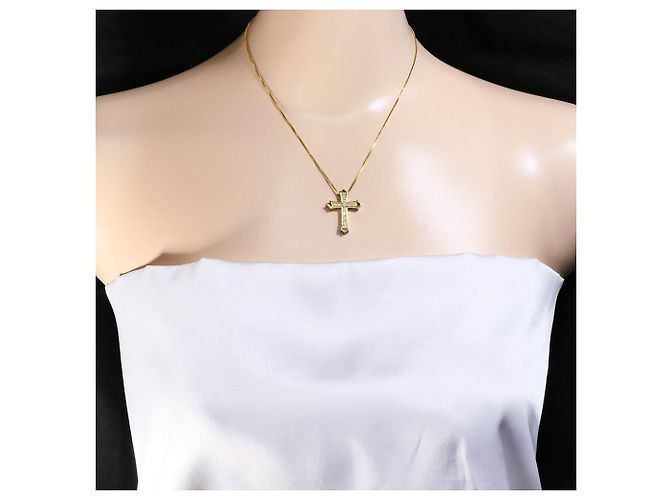 Autre Marque Collana in oro giallo 18K con diamante D'oro - vista 6
