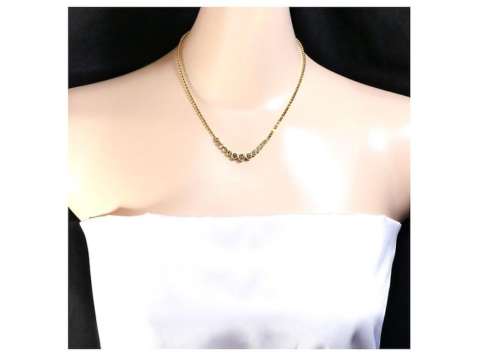 Autre Marque Collana in oro giallo 18K con diamante brown D'oro - vista 6