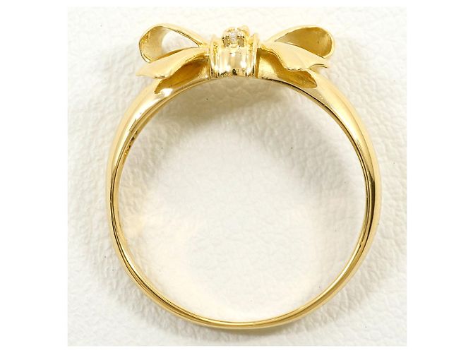 Autre Marque Ringband aus 18K Gelbgold mit Diamant Golden - Ansicht 3