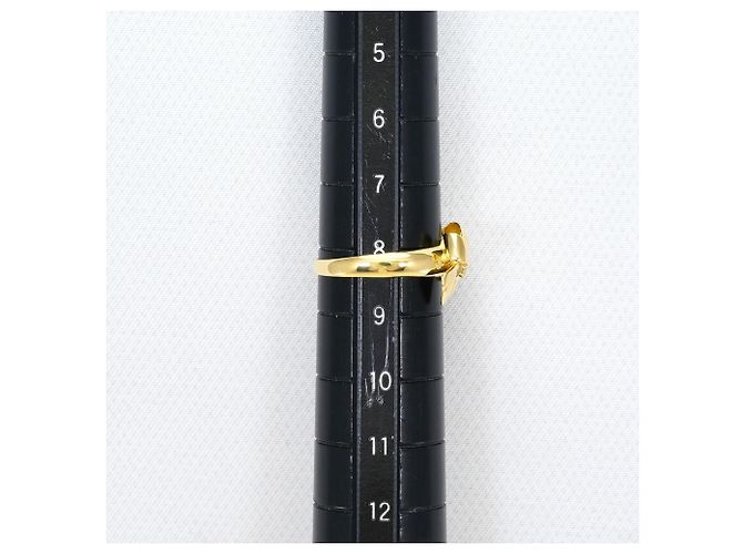 Autre Marque Ringband aus 18K Gelbgold mit Diamant Golden - Ansicht 8