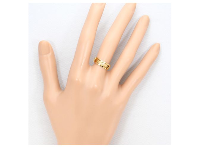 Autre Marque Bandring aus 18K Gelbgold mit Diamant Golden - Ansicht 5