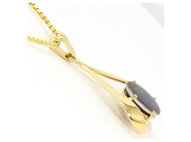 Autre Marque Collana in oro giallo 18K con ammolite D'oro - vista 2