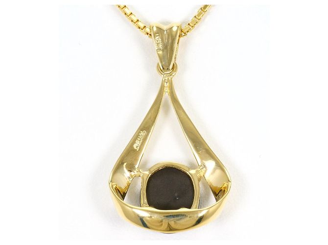 Autre Marque Collana in oro giallo 18K con ammolite D'oro - vista 3