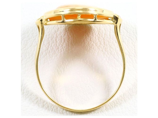 Autre Marque Ehering aus 18K Gelbgold mit Diamant Golden - Ansicht 2