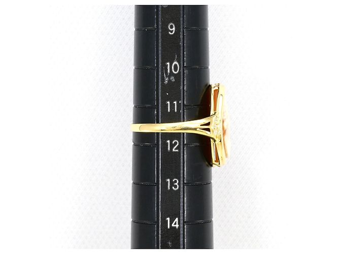 Autre Marque Ehering aus 18K Gelbgold mit Diamant Golden - Ansicht 7
